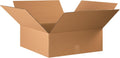 AVIDITI 22x22x8 Flat Corrugated Boxes Pack of 15 - Shallow Fit