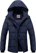 Womens Waterproof Thicken Puffer Jacket - Slim Fit Winter Coat