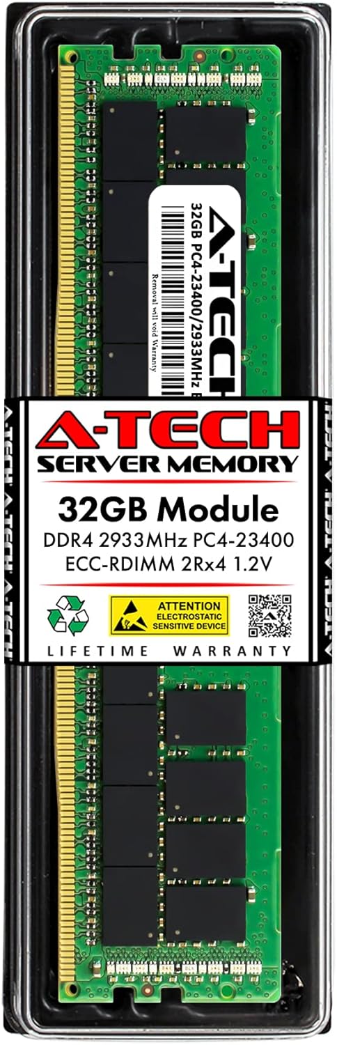 A-Tech 32GB DDR4 2933MHz ECC Registered RAM for HP Systems
