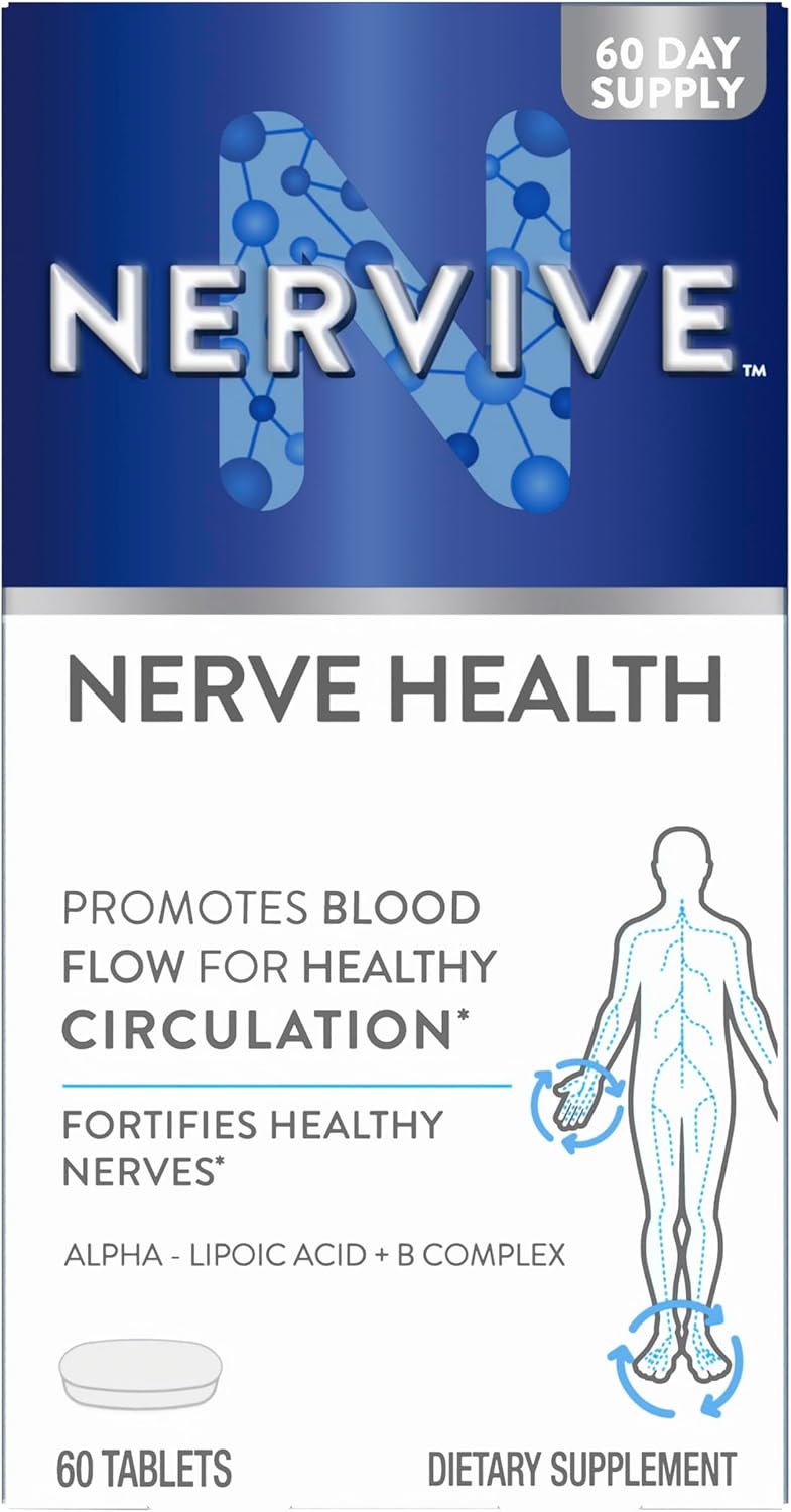 Nervive Nerve Health Supplement with Alpha Lipoic Acid Tablets