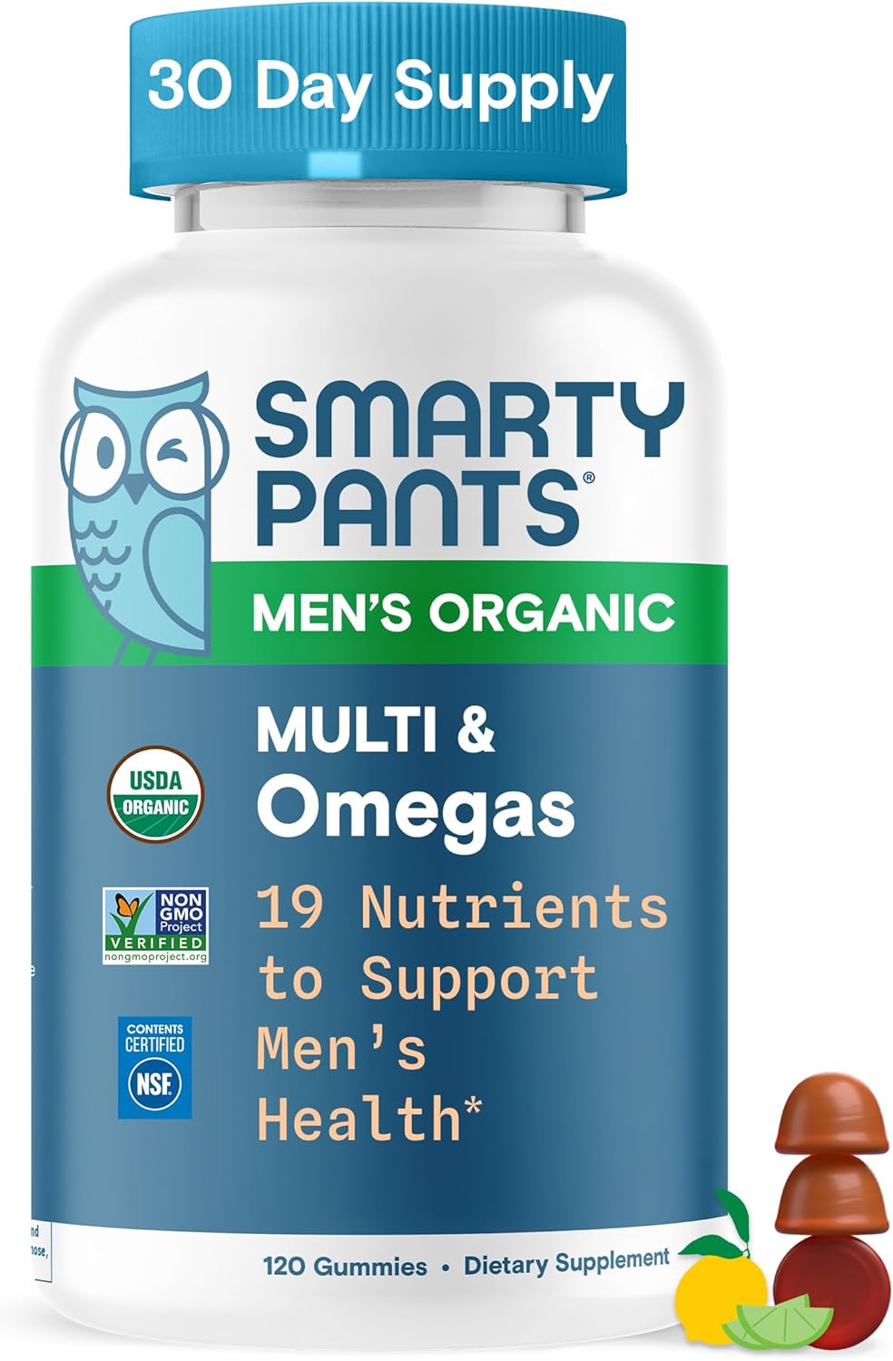 SmartyPants Organic Gummies for Men: Essential Nutrients Daily