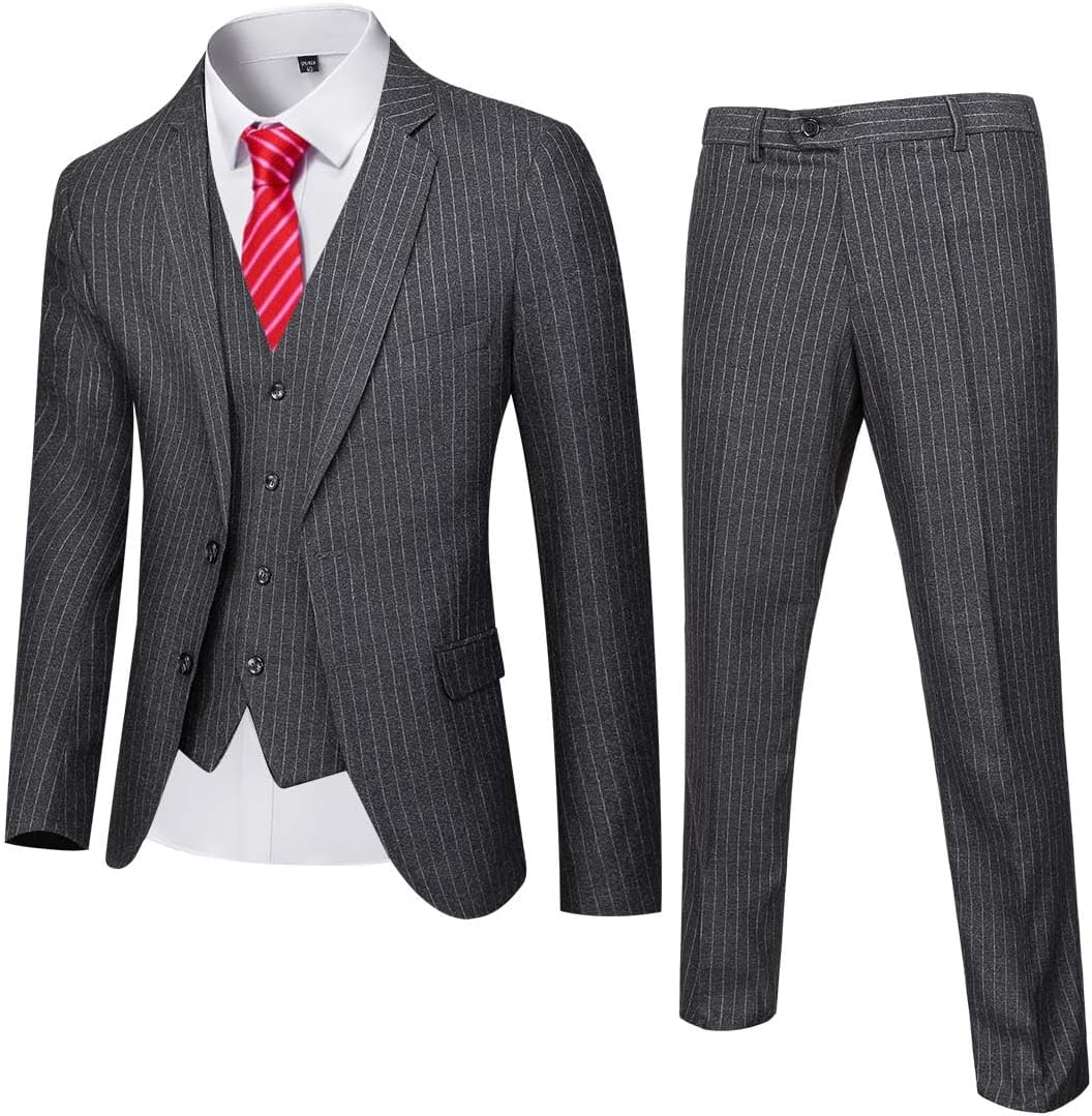 YND Men's Slim Fit 3 Piece Suit Set for Every Occasion
