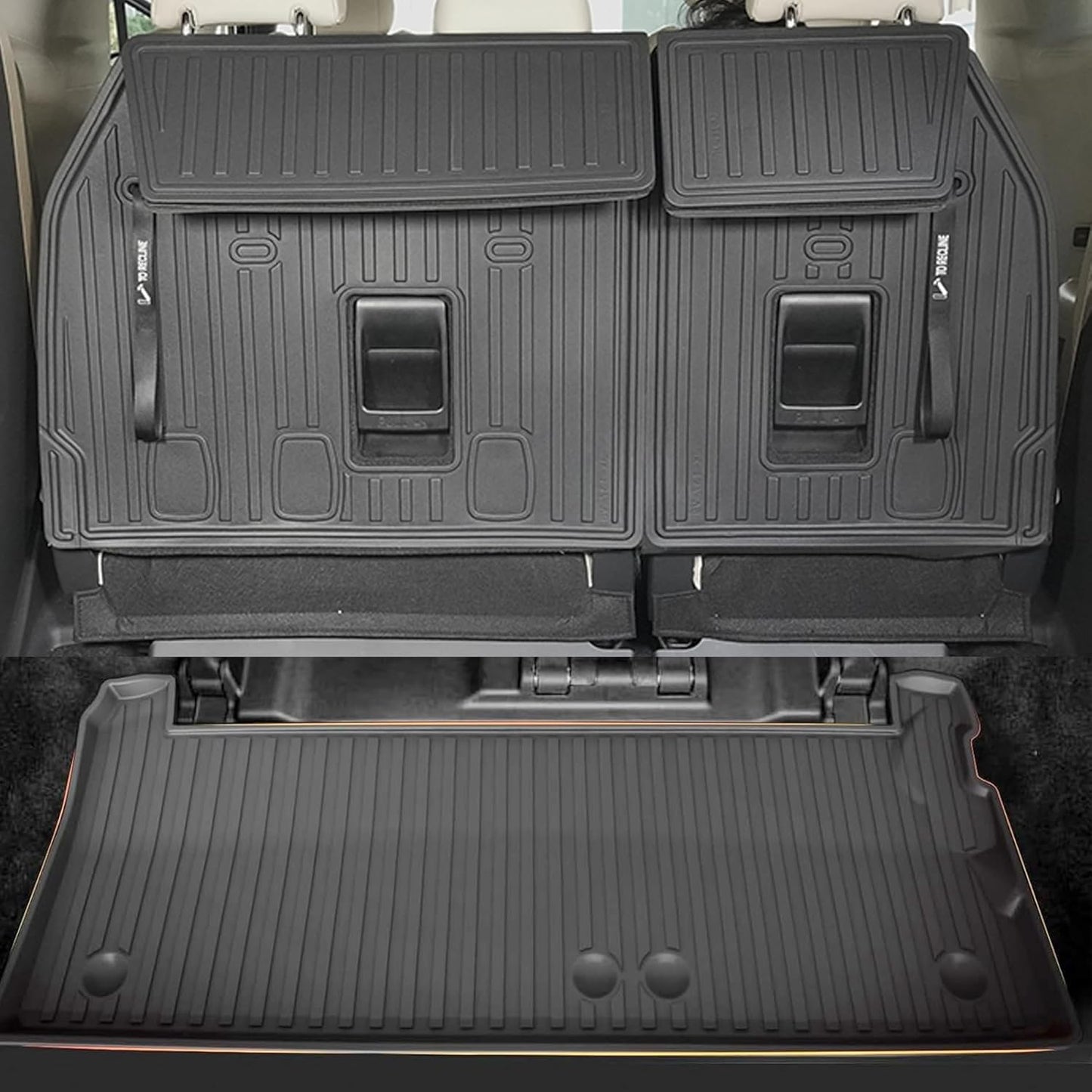 Custom Fit Cargo Liner & Backrest Mats for Toyota Sienna 2021-2025
