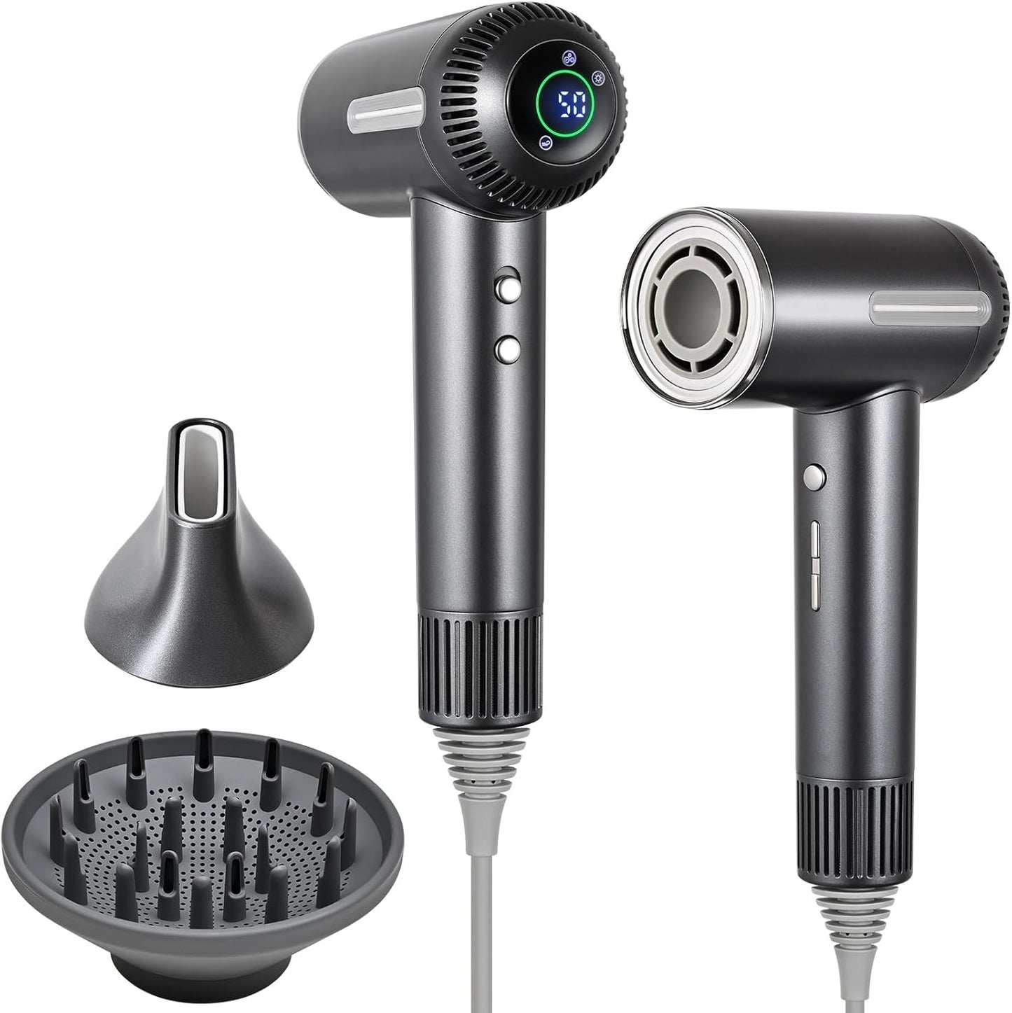 HERLLY 1600W Ionic Hair Dryer - Speed & Shine