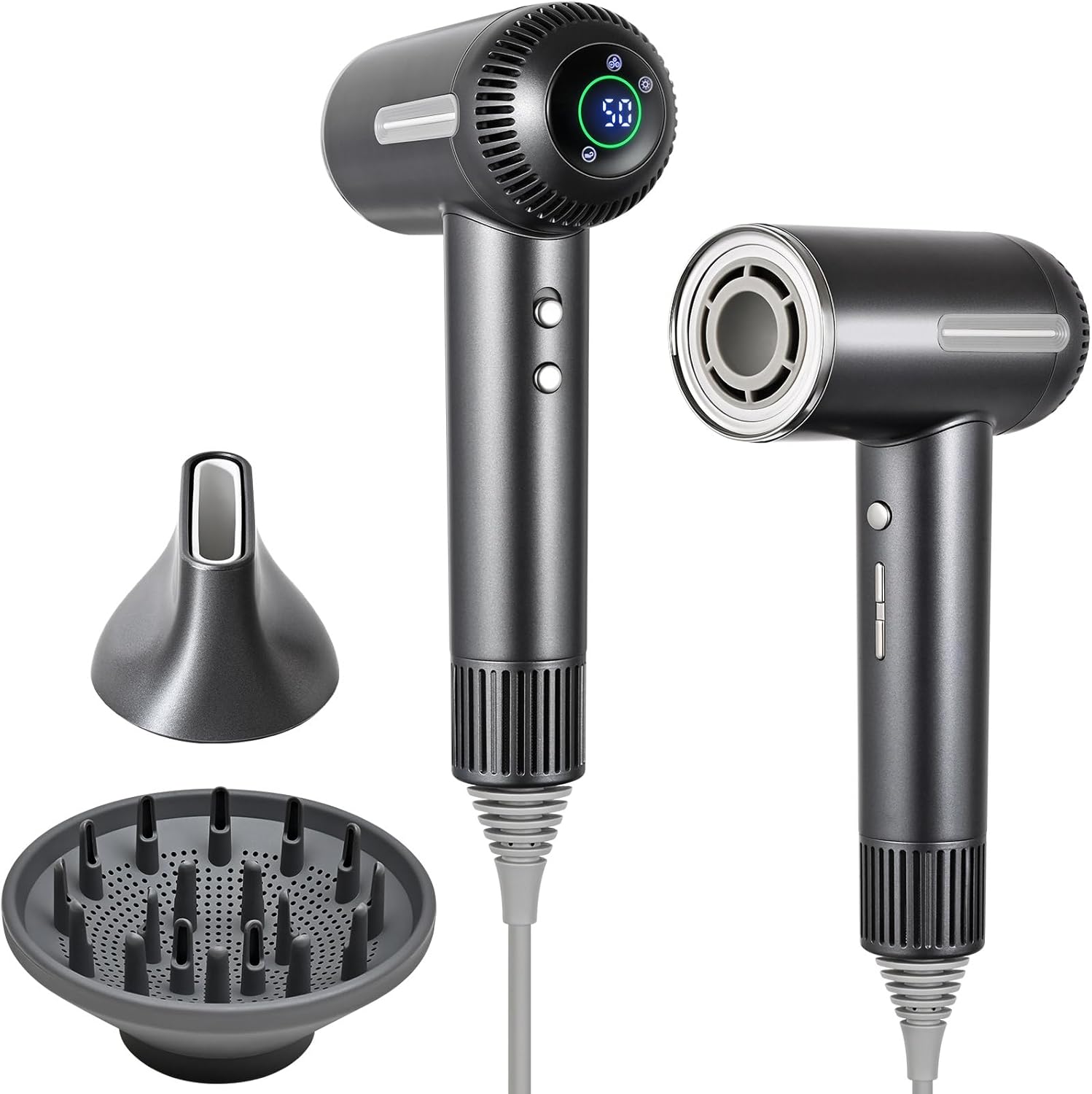 HERLLY 1600W Ionic Hair Dryer - Speed & Shine