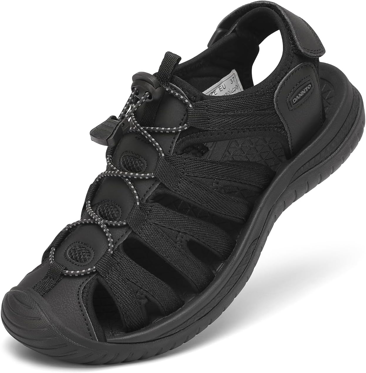 Dannto Women's Closed Toe Hiking Sandals for Outdoor Comfort