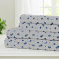 Silky Soft Microfiber Wrinkle Free Sheets - Sweet Rose Blue CA King
