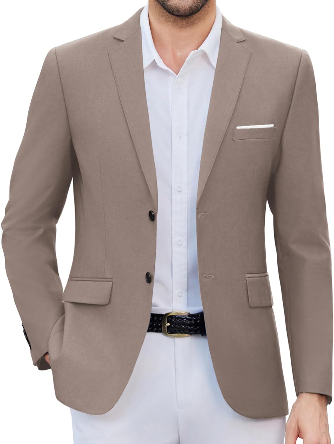 COOFANDY Mens Casual Blazer Two Button Suit Jackets Review