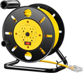 Retractable Extension Cord Reel 80FT Heavy Duty - Neat Wind & 4