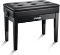 Adjustable Piano Bench with Storage - Solid Wood, Comfortable Seat