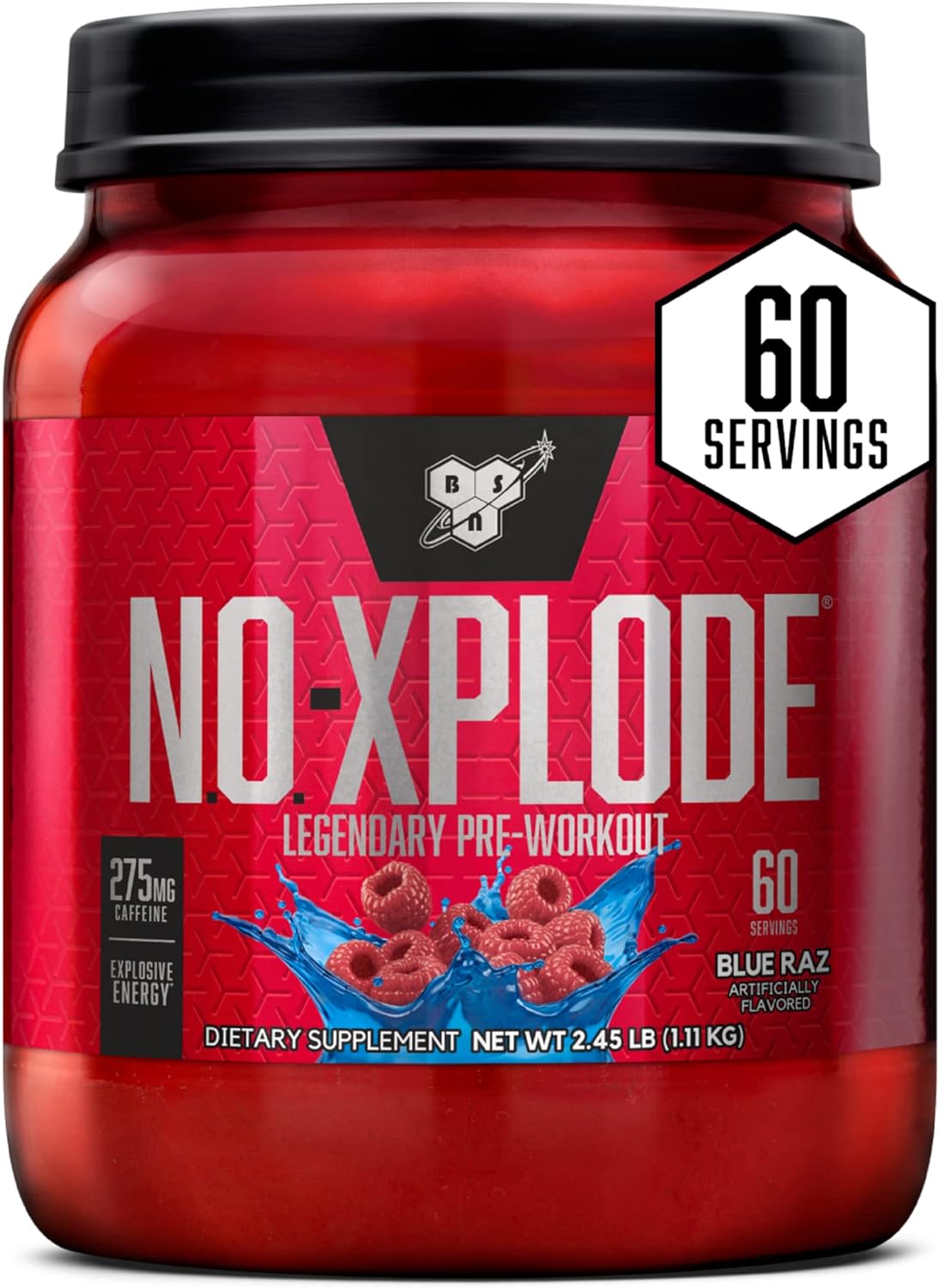 BSN N.O.-XPLODE Pre Workout Powder for Explosive Energy Boost