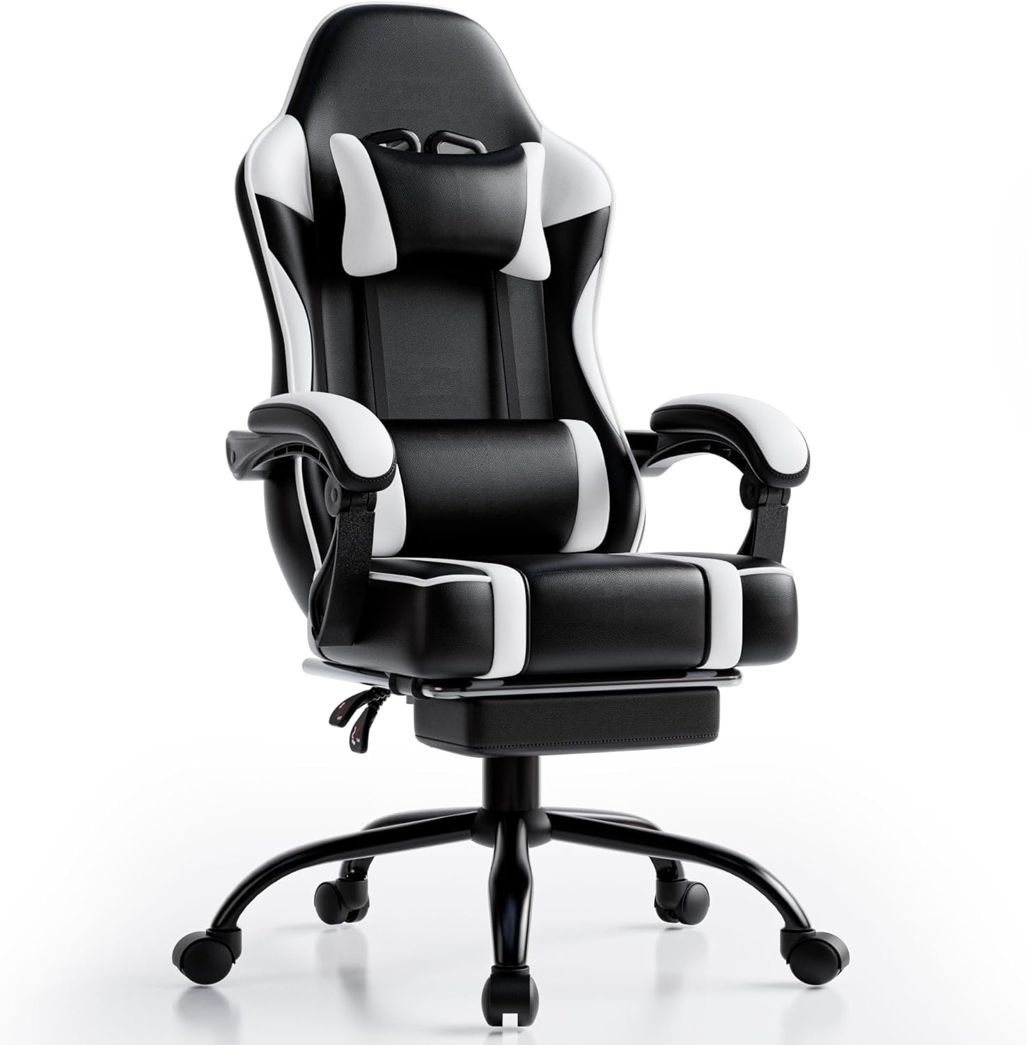Video Game Chair for Adults with Adjustable Lumbar Support