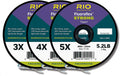 RIO Products Fluoroflex Strong Tippet 3 Pack for Fly Fishing