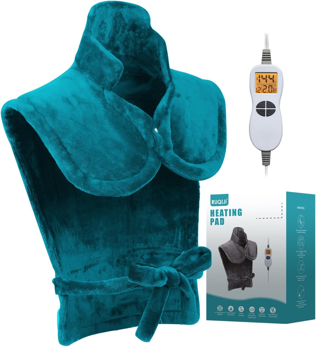 Ruqiji 26x35 Neck and Shoulder Heating Pad for Pain Relief