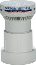Studor Mini-Vent Air Admittance Valve with PVC Adapter - Compact Vent
