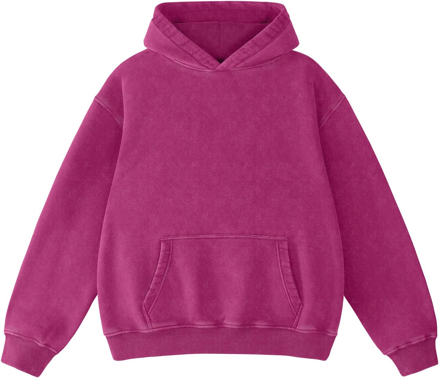 Super Soft Acid Wash Hoodie for Men - Vintage Oversized Style