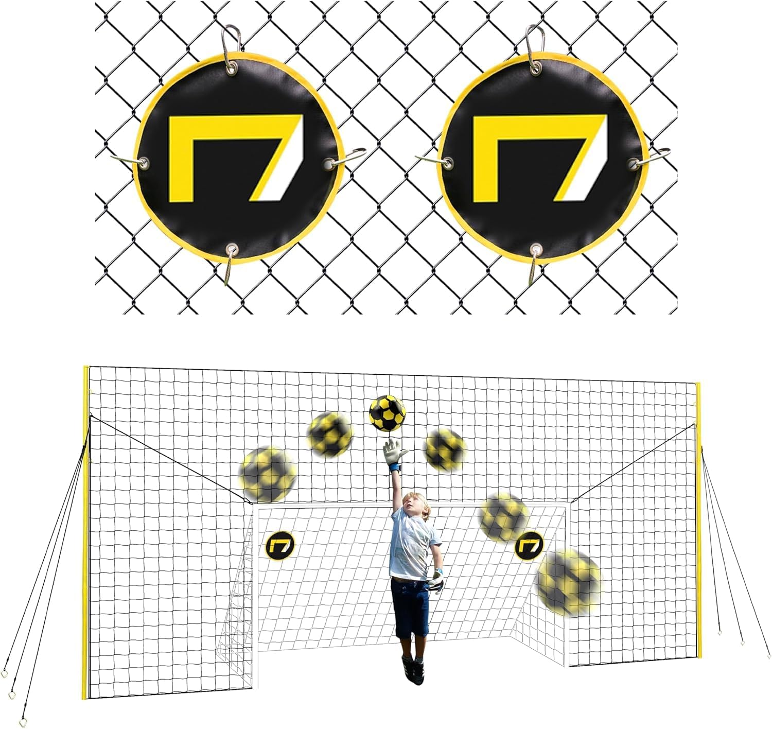 3-in-1 Soccer Training Rebounder & Goal for Backyard Fun