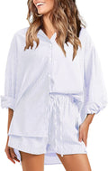 Women's Two Piece Summer Outfit for Trendy Beach Vacations