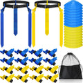 Wettarn 16 Player Flag Football Belts Set for Youth and Adults