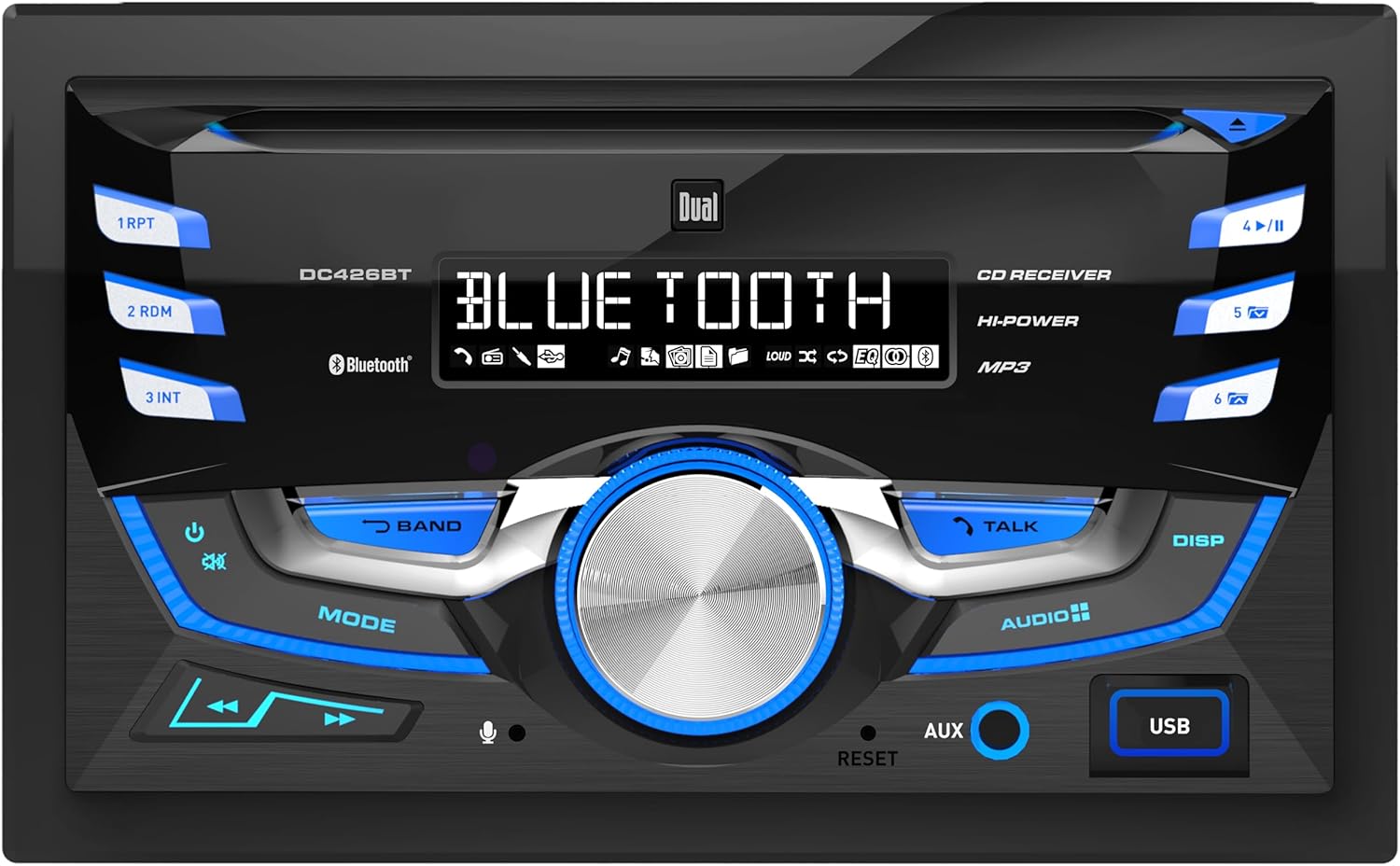 Dual Electronics DC426BT Multimedia Car Stereo with Bluetooth