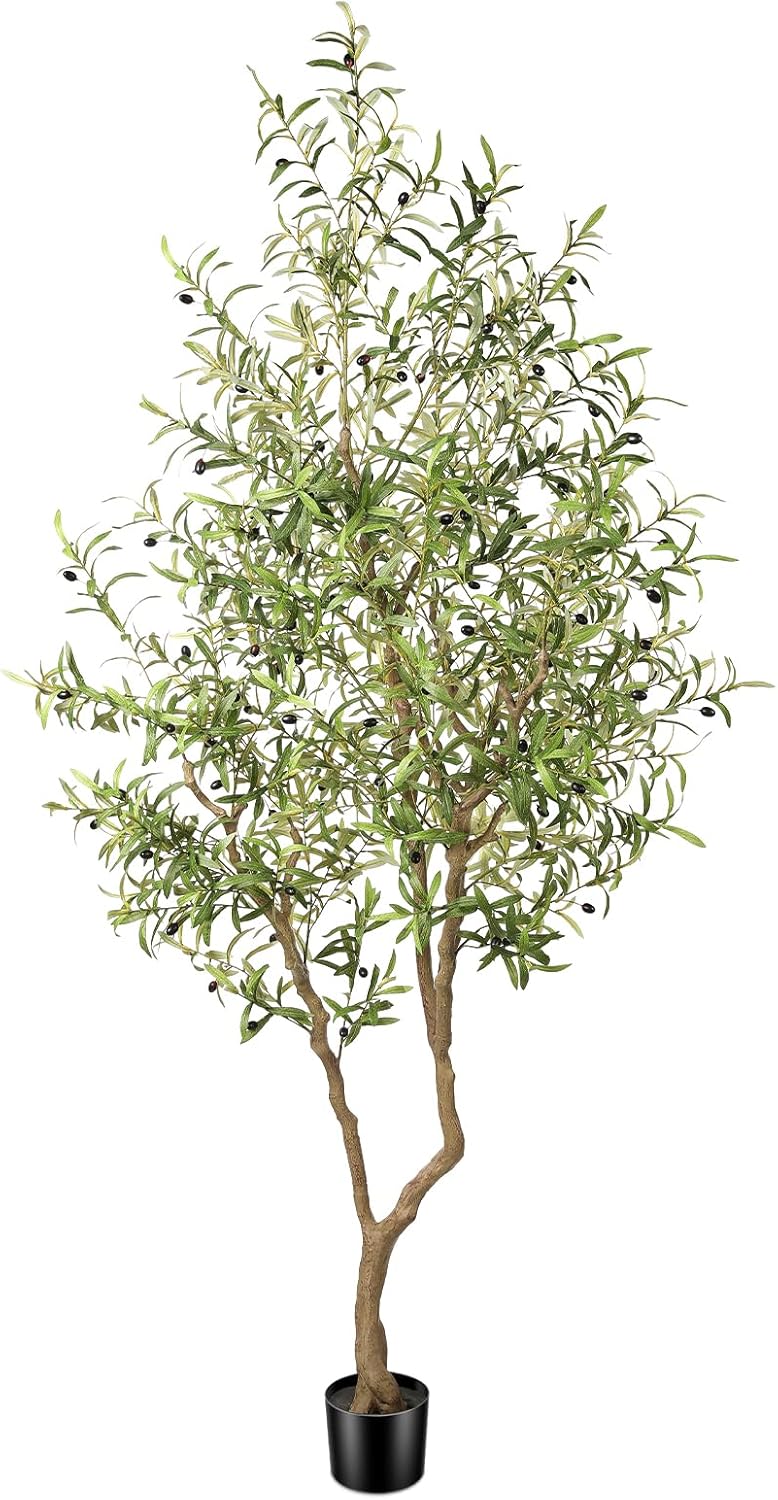 8ft Faux Olive Tree - Large Realistic Artificial Olive Trees