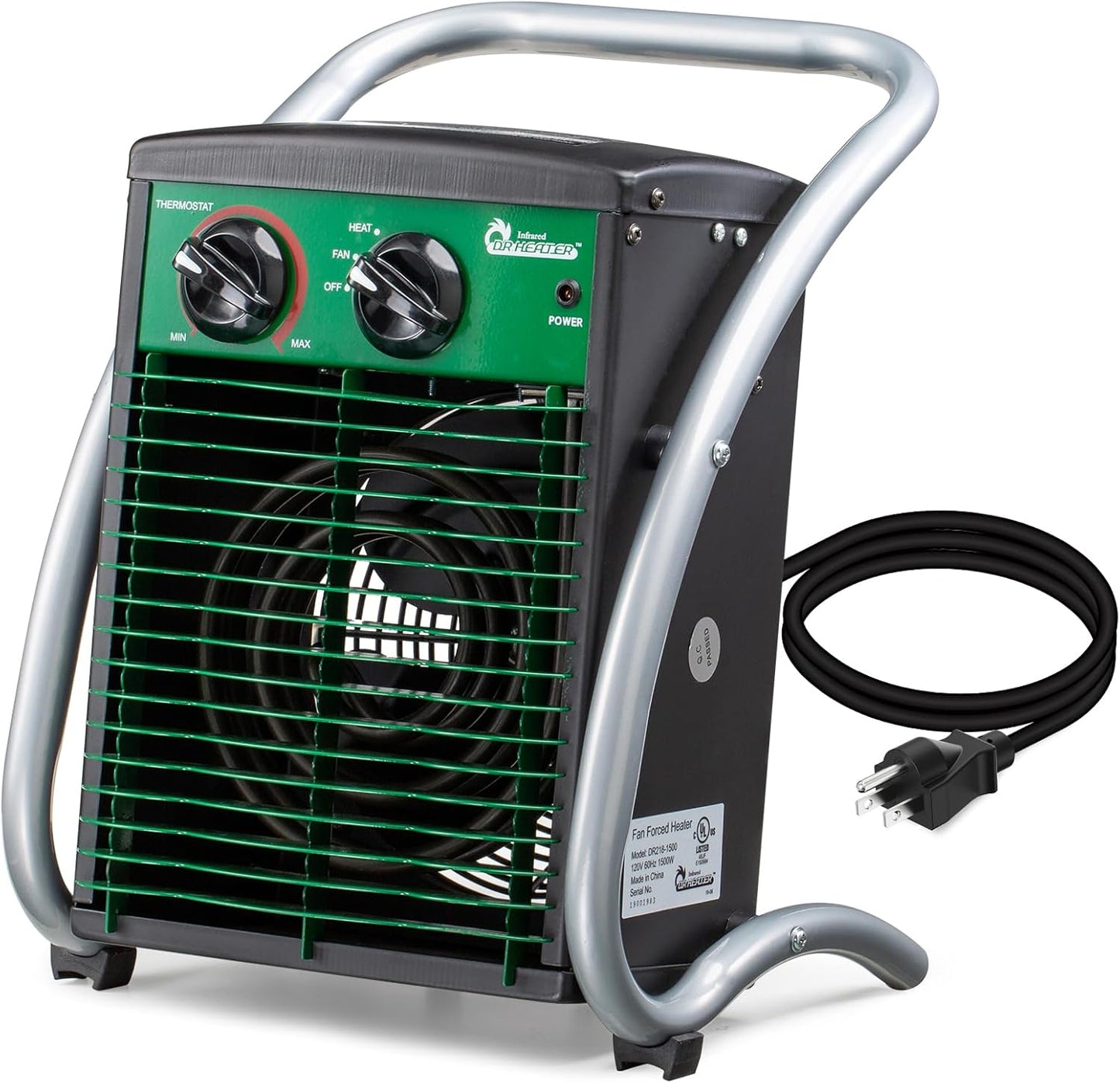 1500W Dr. Infrared Heater - Efficiently Heat Greenhouses