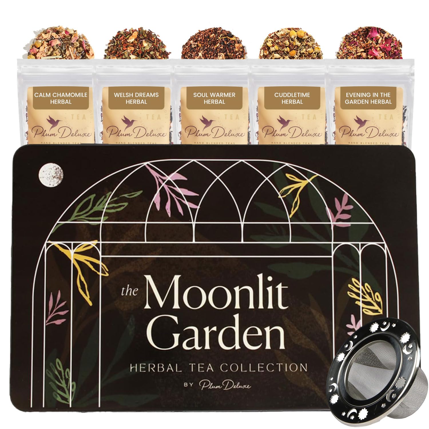 Moonlit Garden Collection Herbal Tea Gift Set for Relaxation