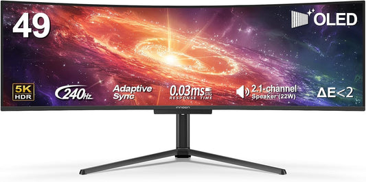 INNOCN 49 Curved Gaming Monitor: 5120x1440p 240Hz, Ultra-Fast Response Time