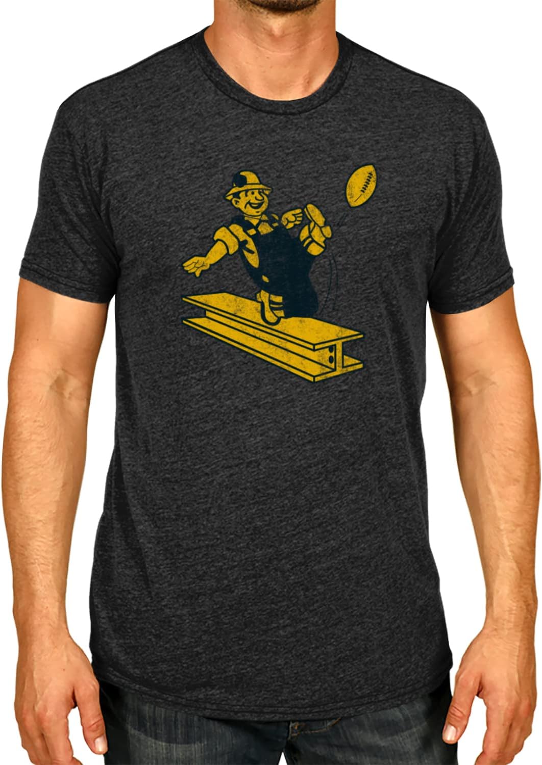NFL Modern Throwback T-Shirt for Pittsburgh Steelers Fans