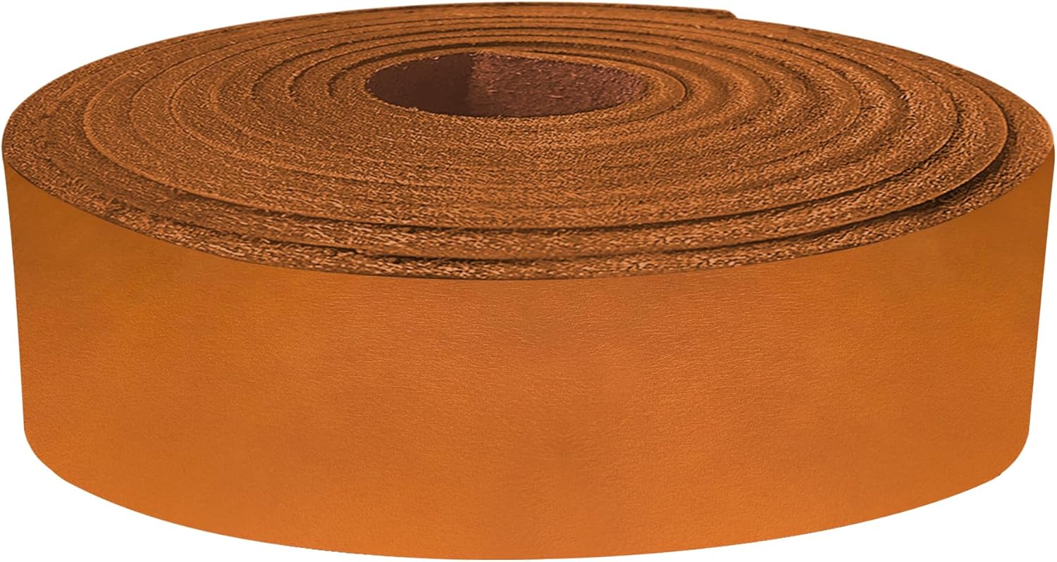 Latigo Leather Belt Straps for Crafts - Heavy Duty & Versatile
