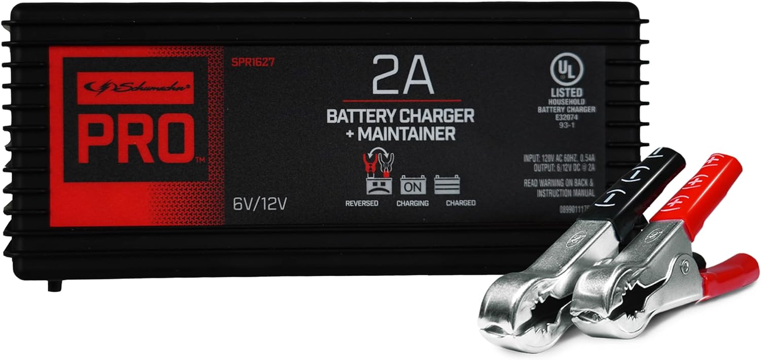 Schumacher 3-in-1 Battery Charger - Fully Automatic