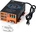 RV Converter 55A 110V to 12V DC RV Power Converter - 4-Stage Charger