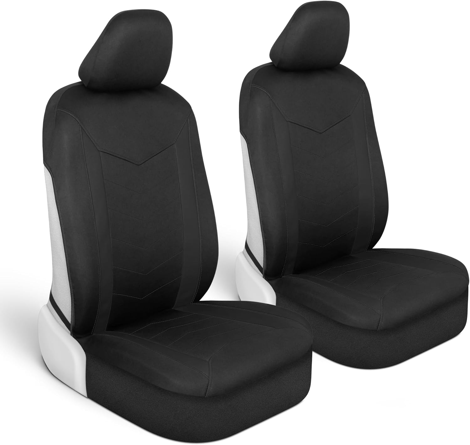Motor Trend SpillGuard 2 Black Seat Covers for Cars and Trucks