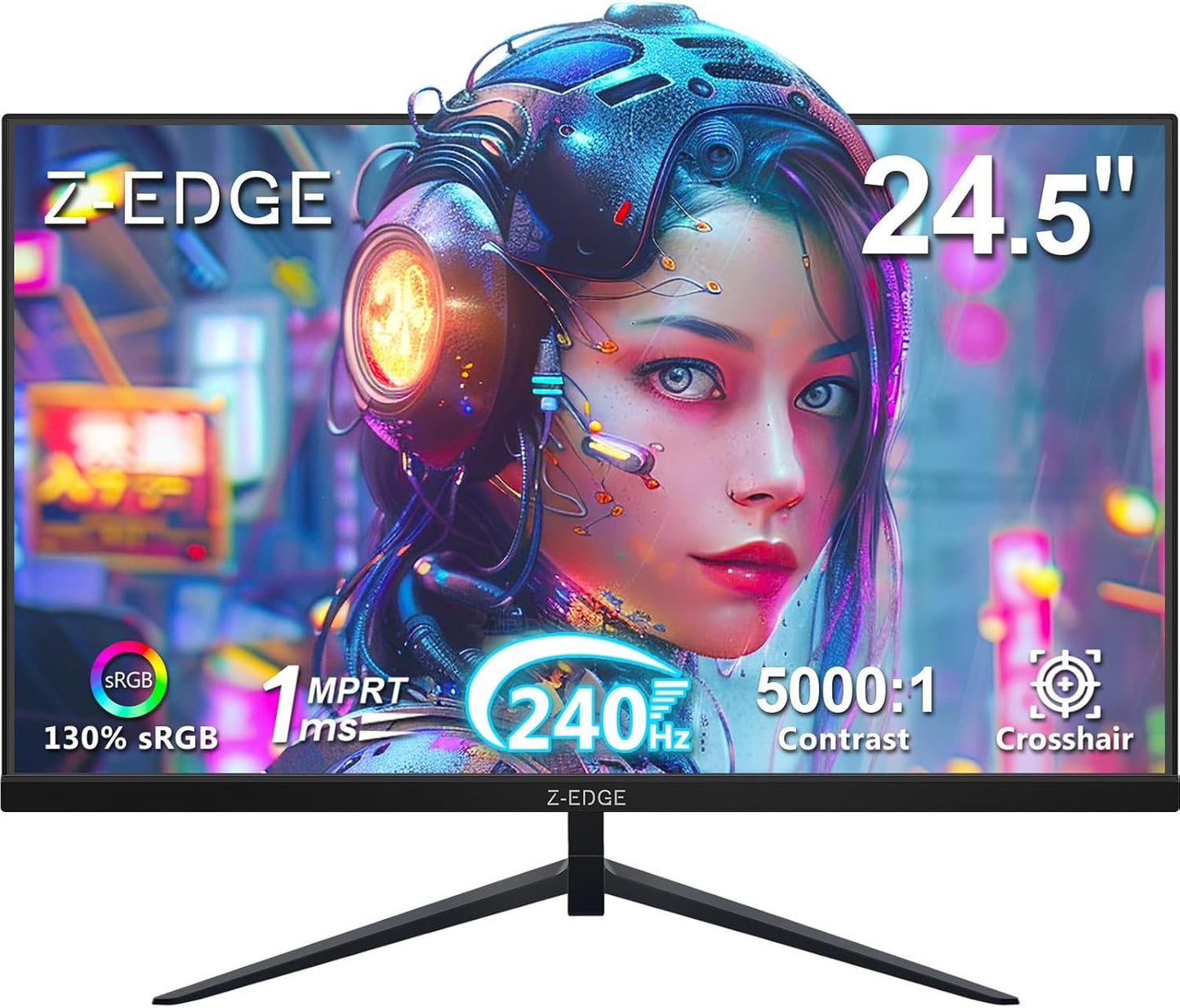 Z-Edge 24.5 inch Gaming Monitor with 240Hz Refresh Rate