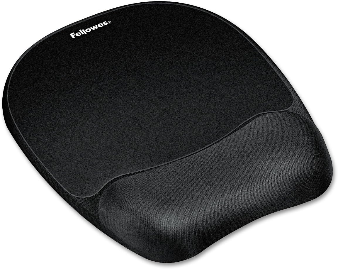Fellowes Memory Foam Mouse Pad - Ergonomic Wrist Support
