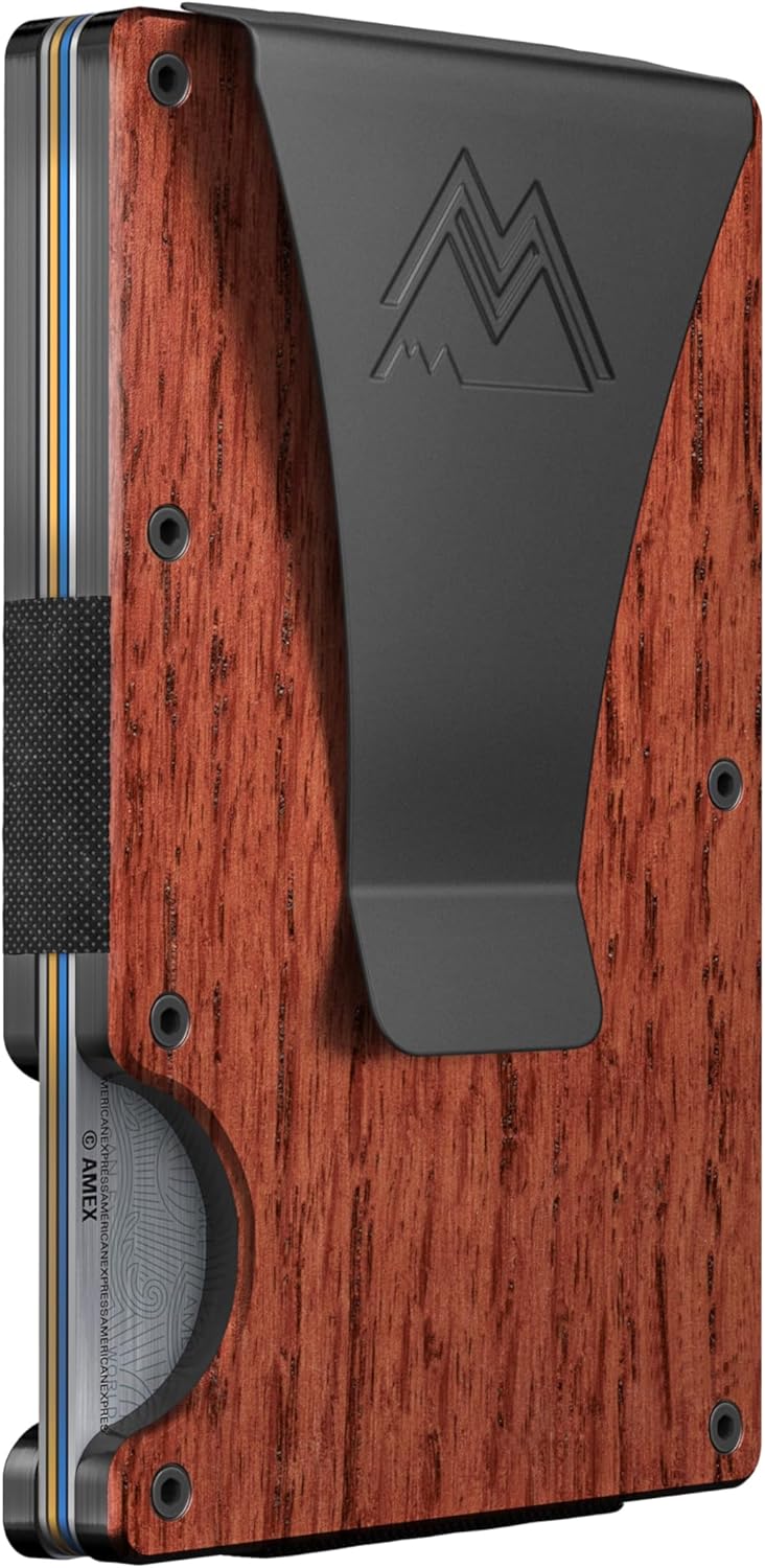 Mountain Voyage Co Minimalist Wallet for Men & Women - Slim RFID