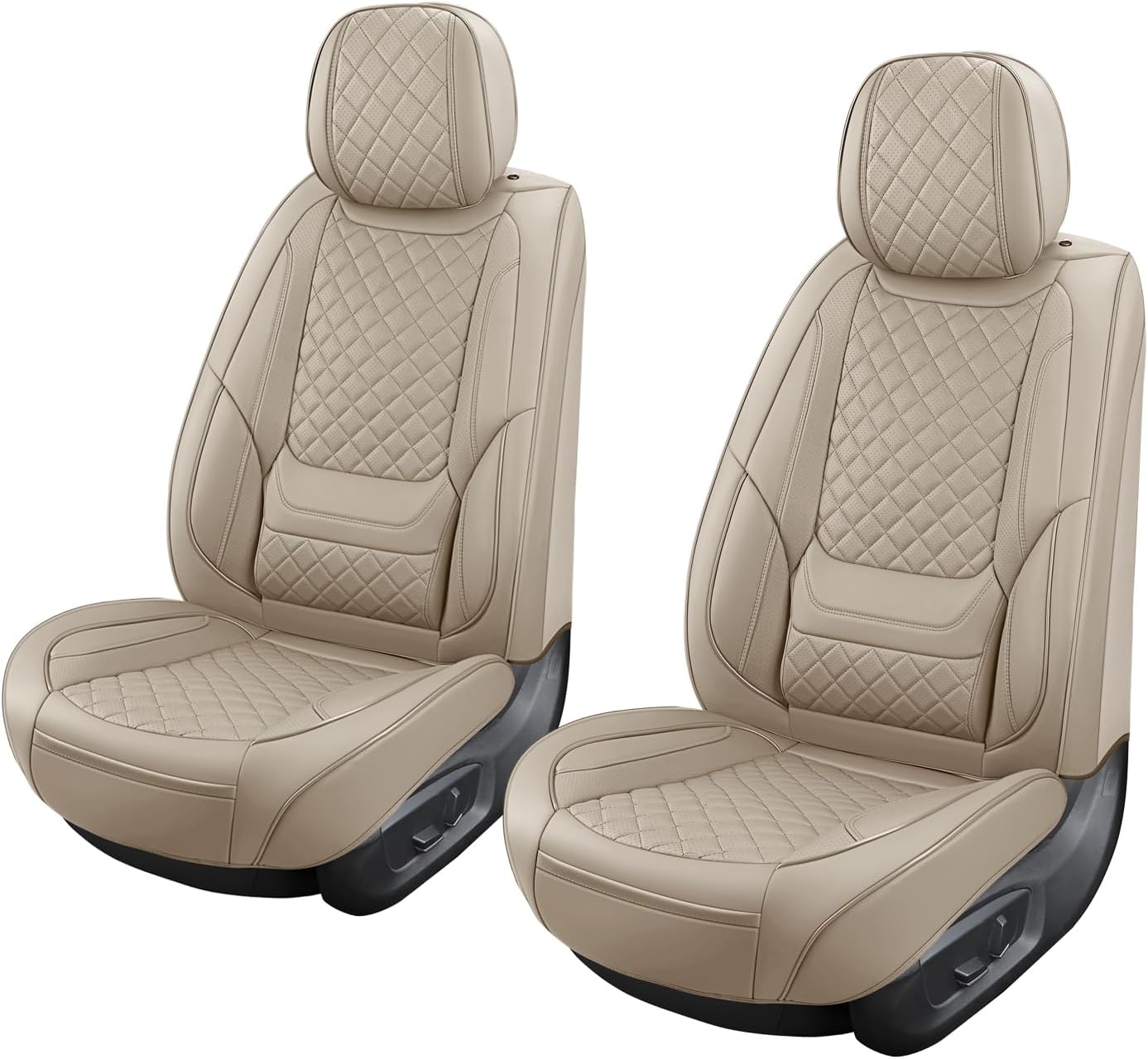 Leather Car Seat Covers Waterproof Breathable Protectors Universal Fit