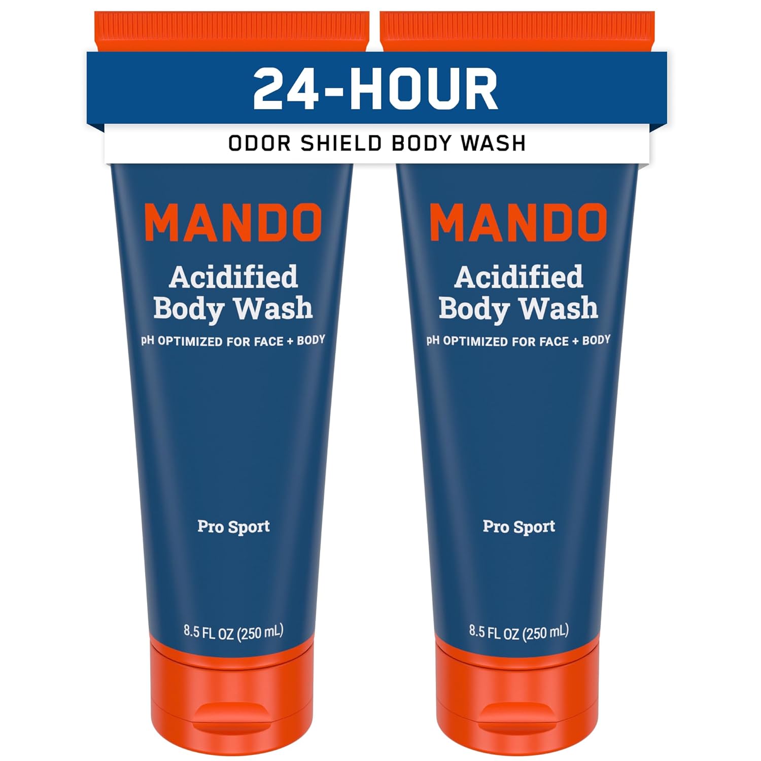 Mando Odor Shield Body Wash for 24 Hour Odor Control