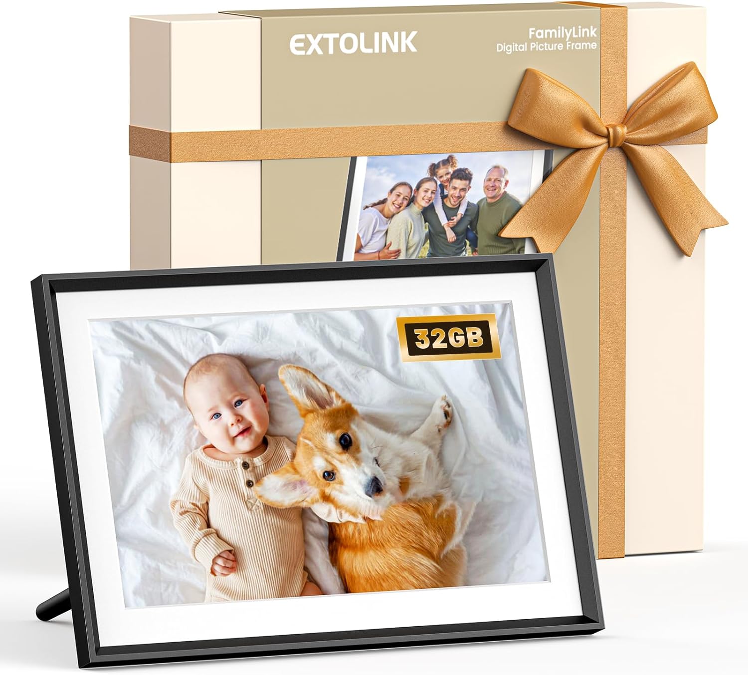 10.1 Smart WiFi Digital Picture Frame with 32GB Storage
