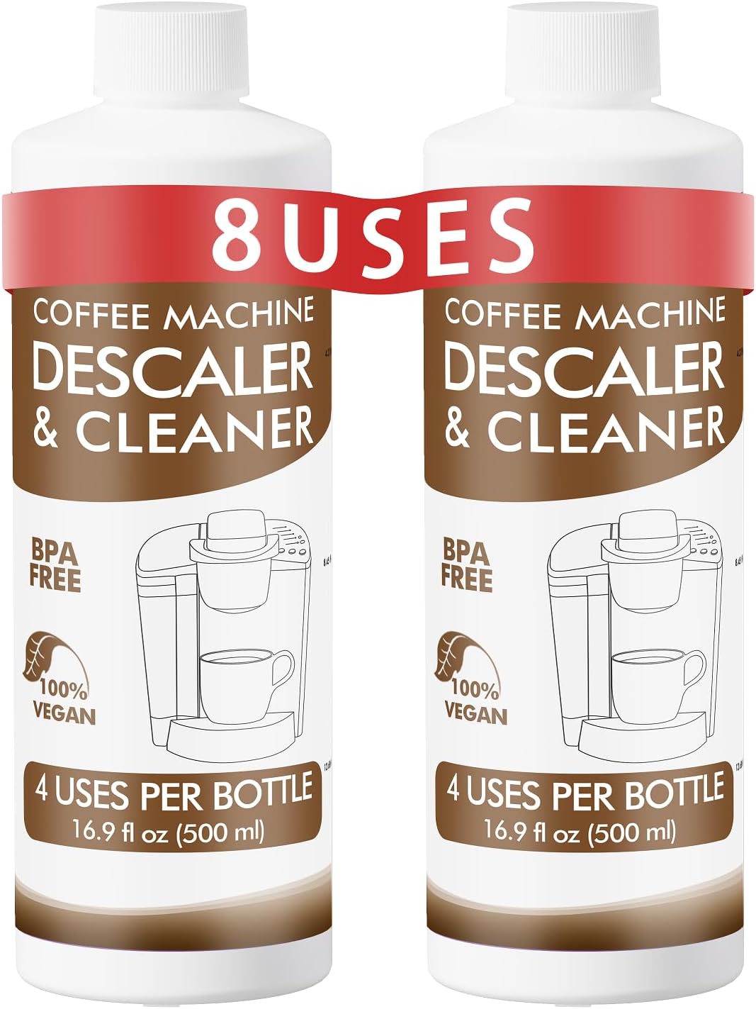 8-in-1 Coffee Descaler - 33.8oz Limescale Remover