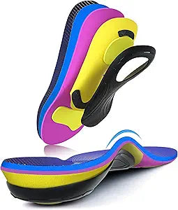 Fit Geno Plantar Fasciitis Insoles for Heavy Duty Arch Support