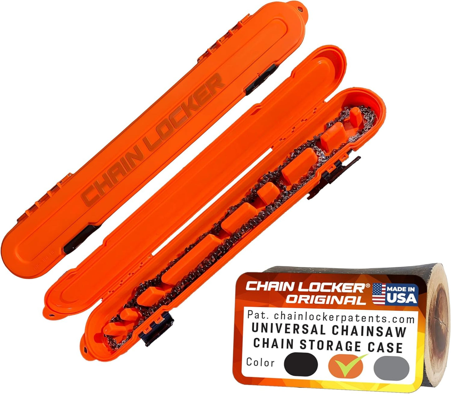 Original Chainsaw Chain Storage Case for Up to 20 Blades