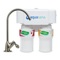 Under Sink Claryum Water Filter System - Brushed Nickel Faucet