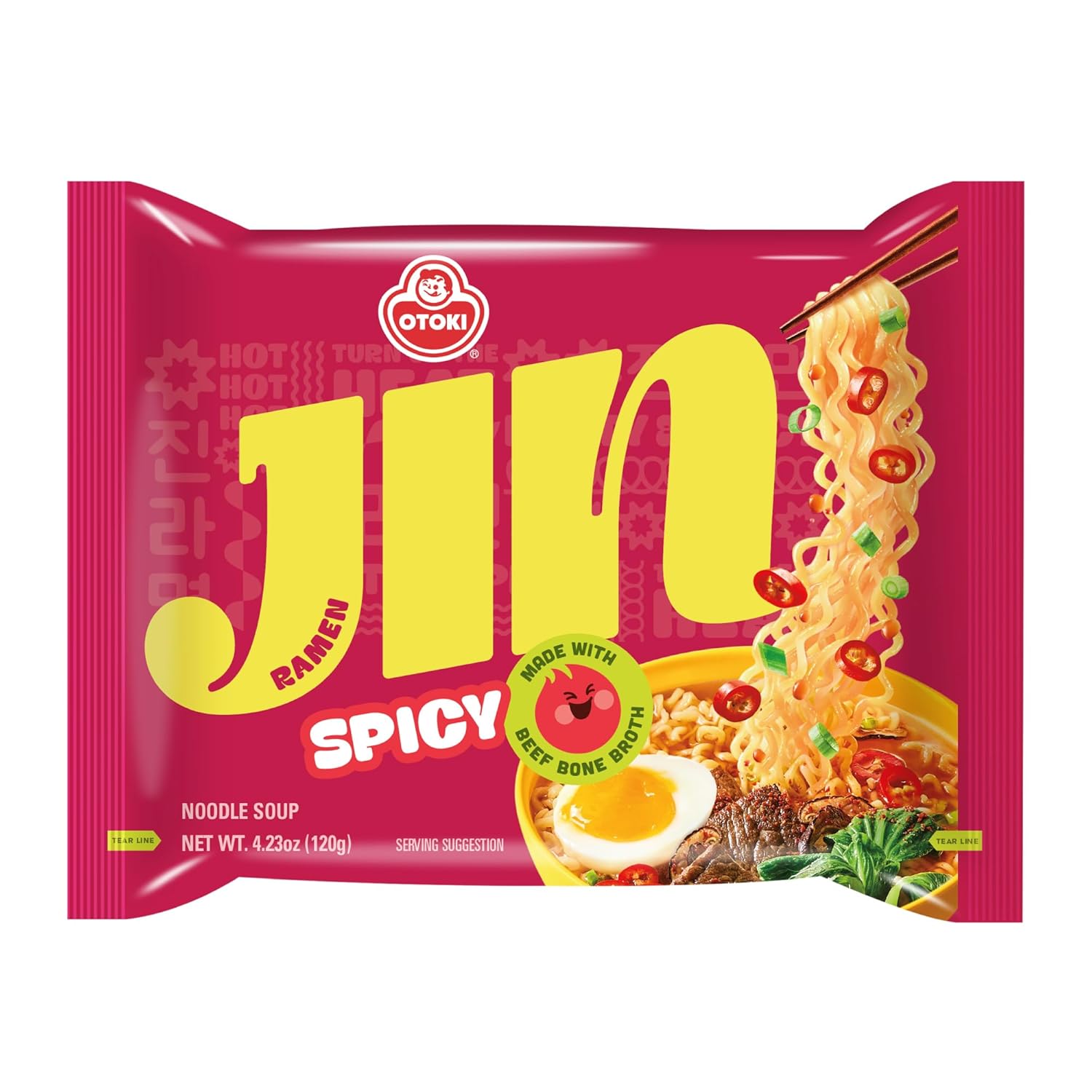 OTOKI Jin Ramen Mild Flavor - Authentic Korean Instant Noodles