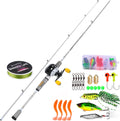 Spinning and Casting Fishing Rod Combo 6ft 0in - Complete Bass Kit