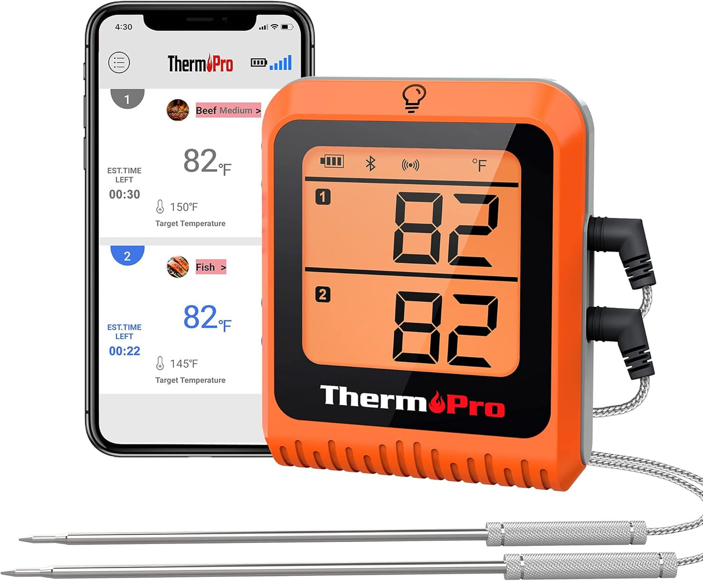 Wireless Meat Thermometer for Perfect Grilling