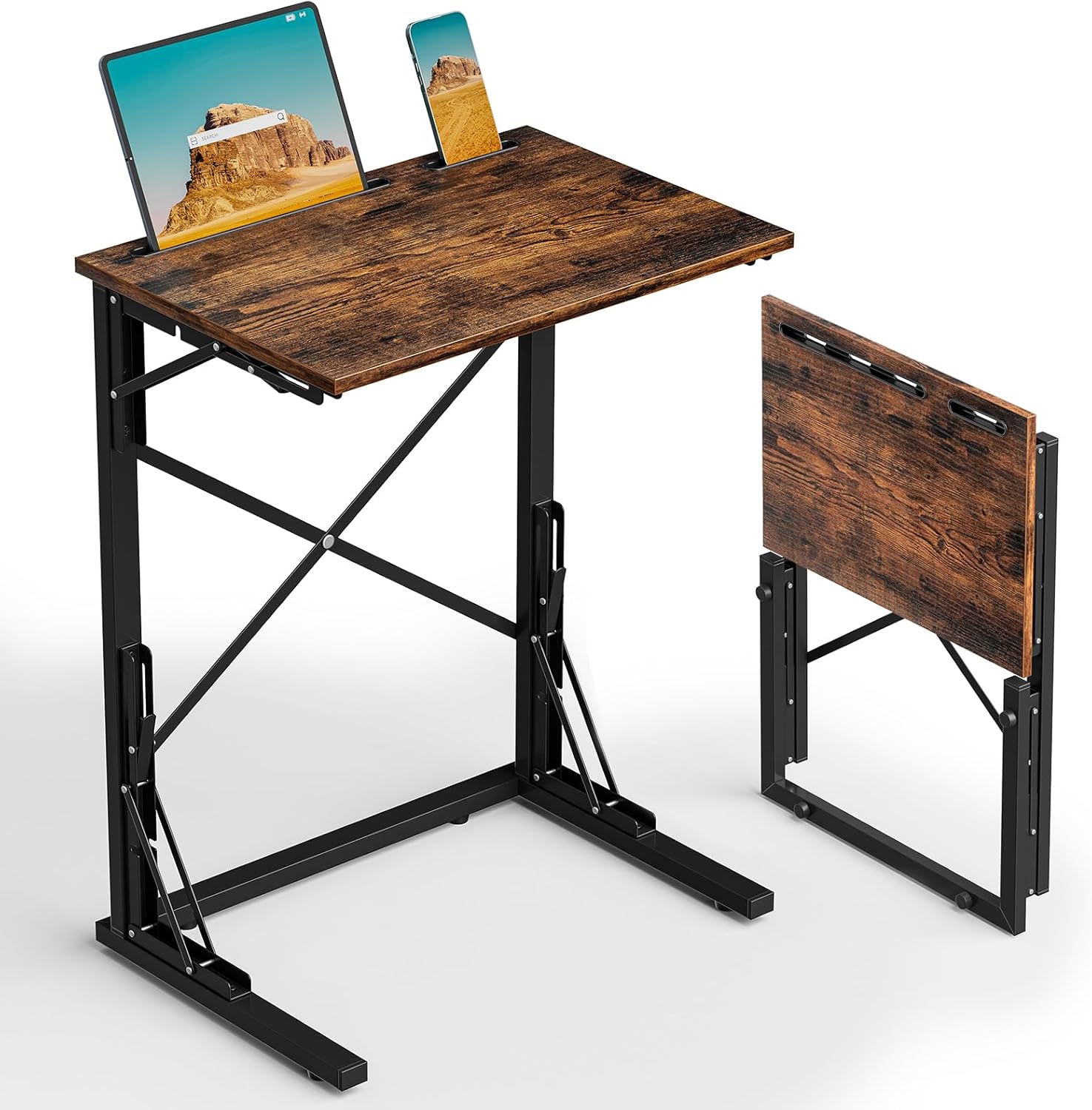 Evermagin Folding TV Tray: Ultimate Couch Side Table!
