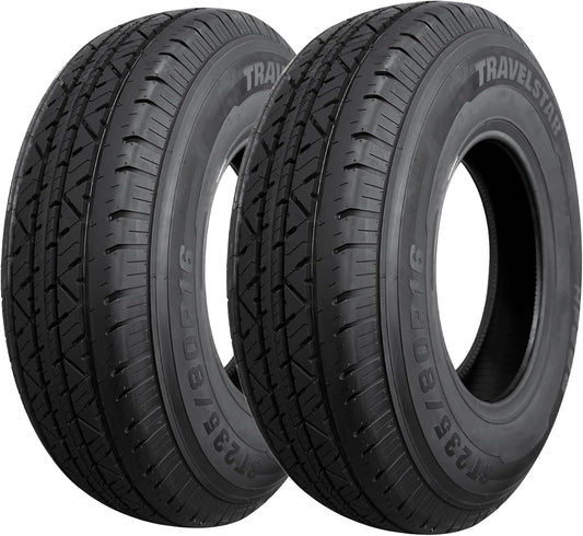 Travelstar HF288 ST235/85R16 Trailer Tires with Road Hazard Warranty