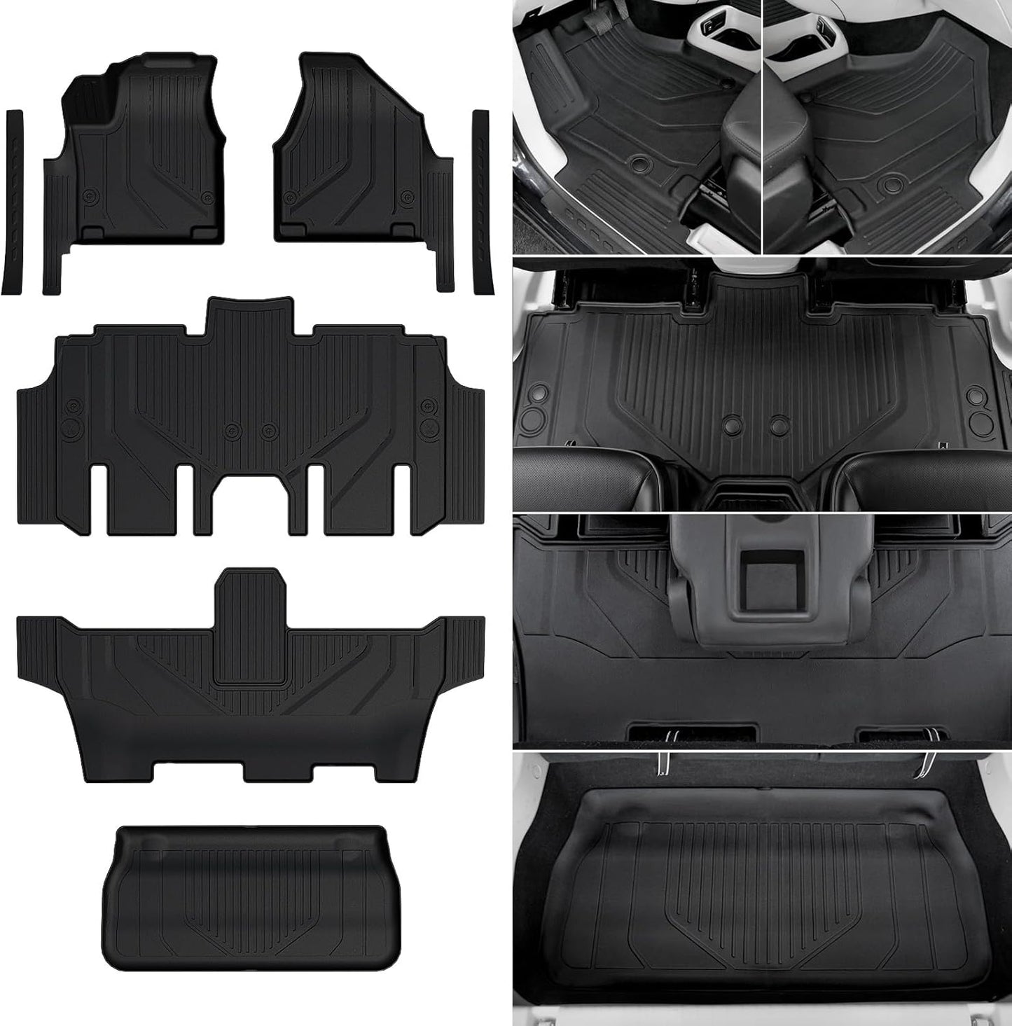 All Weather Floor Mats for Chrysler Pacifica 2017-2025 Models