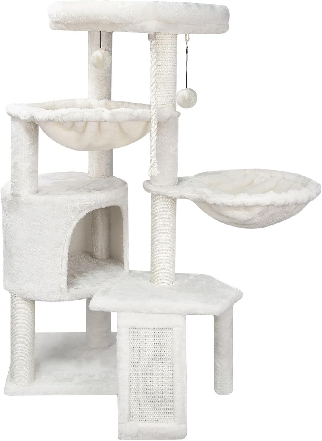 Wang Xin Three Layer Cat Tree with Hammocks and Condo for Cats